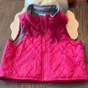Hot Pink Baby Puffer Vest 18-24 month